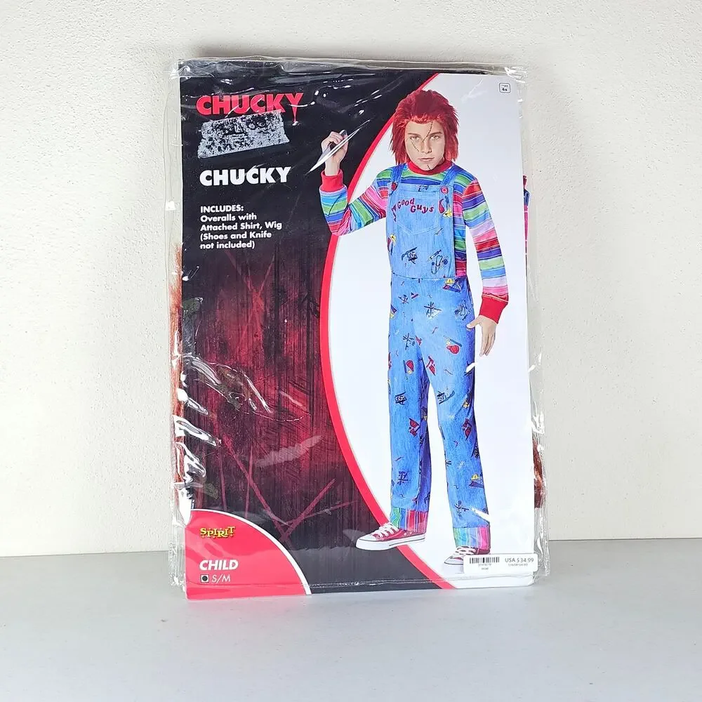 Brand New Spirit Chucky Child size‎ small costume